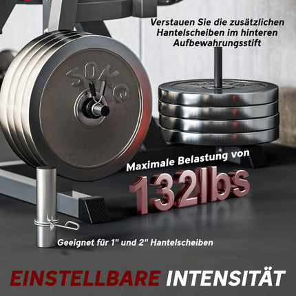 Leg Extension Machine, Adjustable Backrest & Thigh Support, Steel