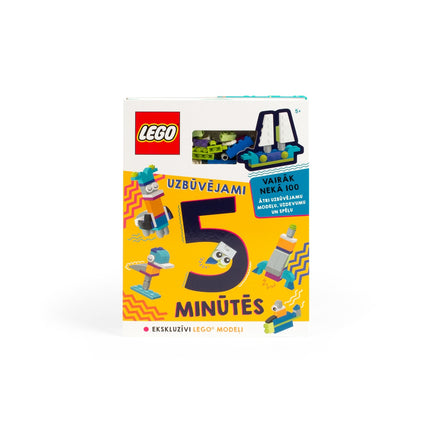 Lego Iconic Aktivitätenbuch „5-Minuten-Bauwerke“ – Lettisch