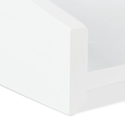 Letterbox bamboo white