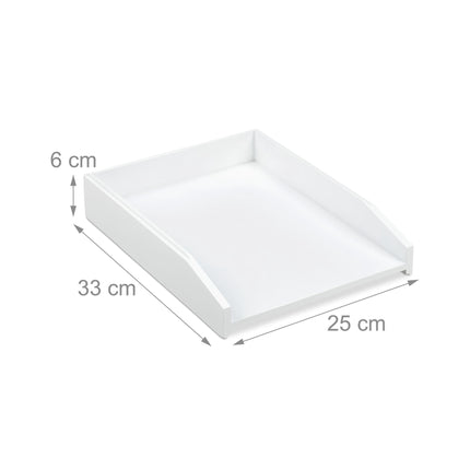 Letterbox bamboo white