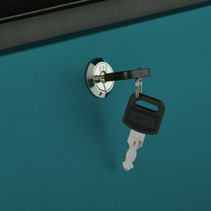 Letterbox with newspaper holder