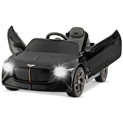 Lizenziertes Bentley Bacalar Kinderfahrzeug mit Fernbedienung &amp; Scherentüren &amp; Federung schwarz