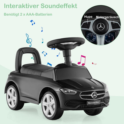 Licensed Ride-On Toy Car with Steering Wheel & Storage