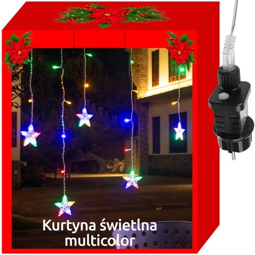 Světelný závěs 108 LED, vícebarevný, 31V KŚ11319