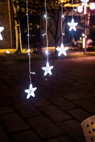 Světelný závěs 136 LED, studená bílá, 31V KŚ11338