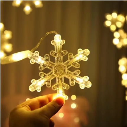 Světelný závěs 138 LED USB, teplá bílá, KŚ19746