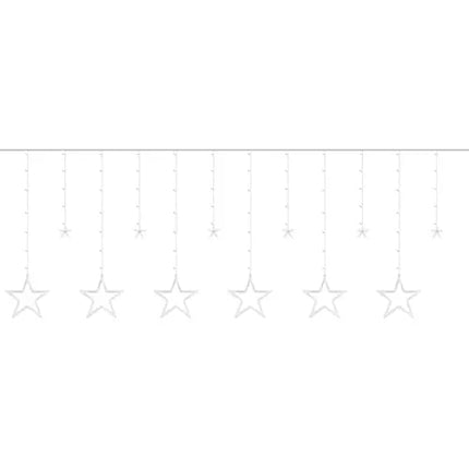 Světelný závěs 138 LED USB, teplá bílá, KŚ19750