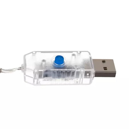 Lichtervorhang 138 LED USB - warmweiß KŚ19758 