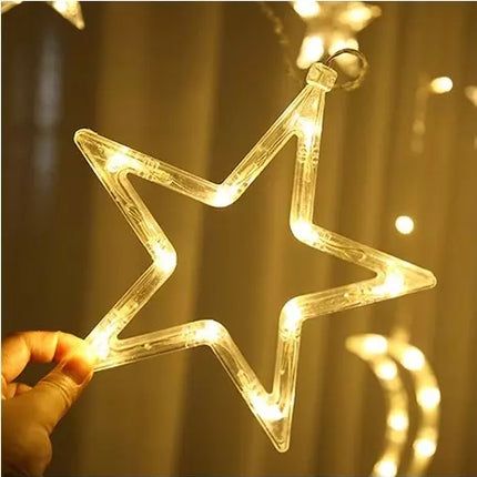 Lichtervorhang 138 LED USB - warmweiß KŚ19758 