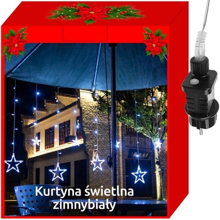 Lichtvorhang 138LED - kaltweiß 31V KŚ11318 