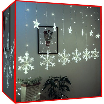 Lichtvorhang 138LED - kaltweiß 31V KŚ11327 