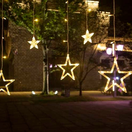 Světelný závěs 138 LED, teplá bílá, 31V KŚ11317