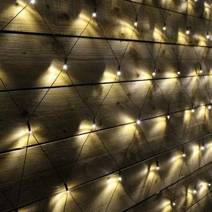 Světelný závěs 160 LED USB, teplá bílá, KŚ19762