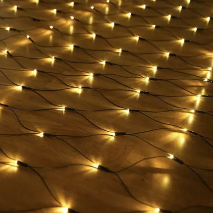 Světelný závěs 160 LED USB, teplá bílá, KŚ19762