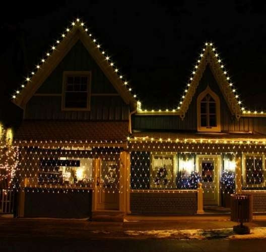 Světelný závěs 160 LED, teplá bílá, 31V 11340