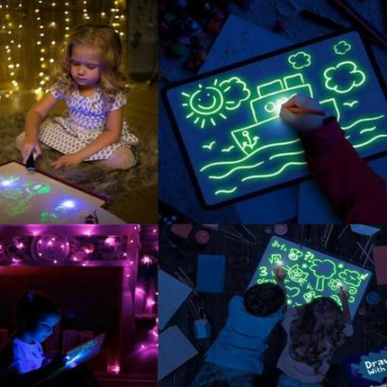 Light drawing board