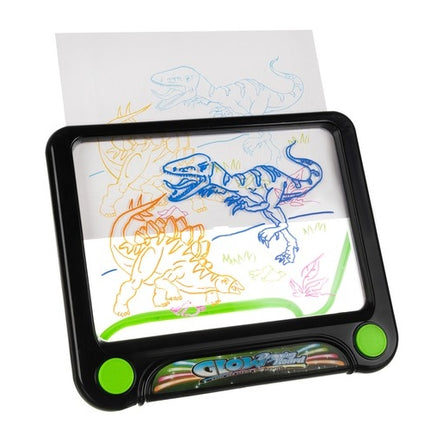 Light drawing board - dinosaurs