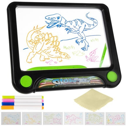 Light drawing board - dinosaurs