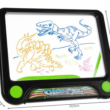 Light drawing board - dinosaurs