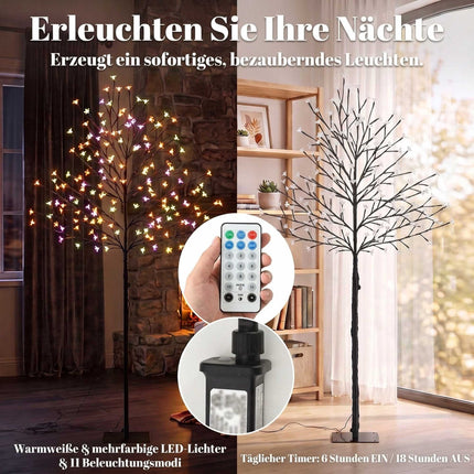 Lighted Cherry Blossom Tree 150 cm with 160 LEDs, 20 Bendable Branches, IP44