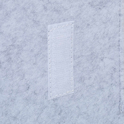 Light gray bed bag set of 2
