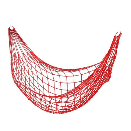 Light mesh hammock in red