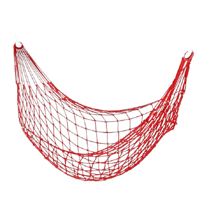 Light mesh hammock in red