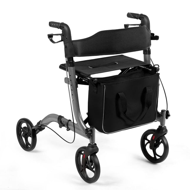 Leichter faltbarer Rollator mit einstellbarer Höhe
