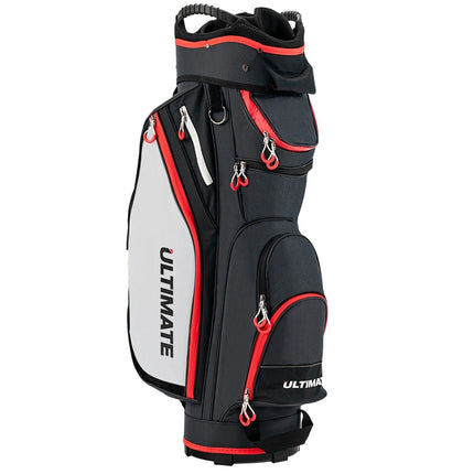 Lightweight Golf Bag with 14-Way Divider, Black
