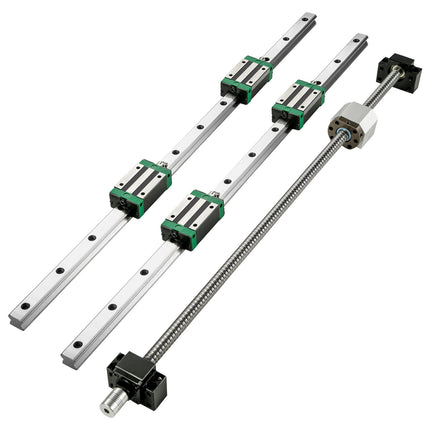 Linear Guide Rail Kit, 1700mm 2-Pack With Ballscrew