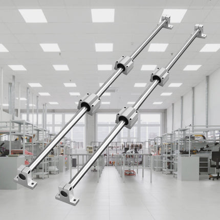 Linear Guide Rail Kit 20mm x 1000mm, 2 Rails 4 Blocks