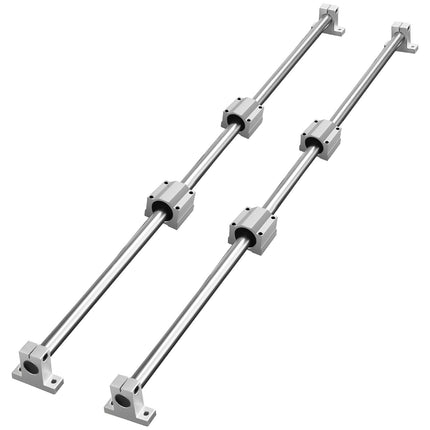 Linear Guide Rail Kit 20mm x 1000mm, 2 Rails 4 Blocks