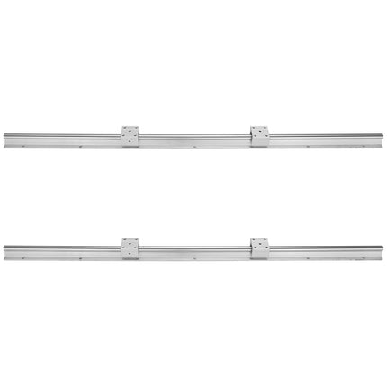 Linear Guide Rail Set, 1200mm, 2 Rails, 4 Blocks