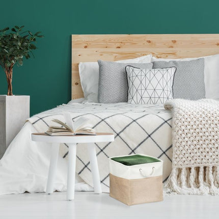 Aufbewahrungskörbe aus Leinen, 4er-Set – vielseitige Organizer