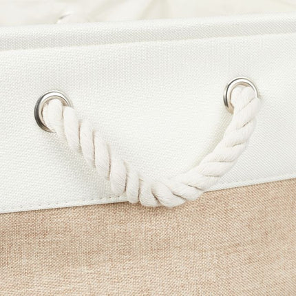 Aufbewahrungskörbe aus Leinen, 4er-Set – vielseitige Organizer