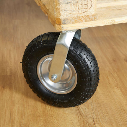 Link wheels with air tires 3.50-6