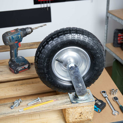 Link wheels with air tires 3.50-6