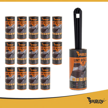 Fusselroller-Set, 15 Rollen, 600 Blatt, starke Klebkraft