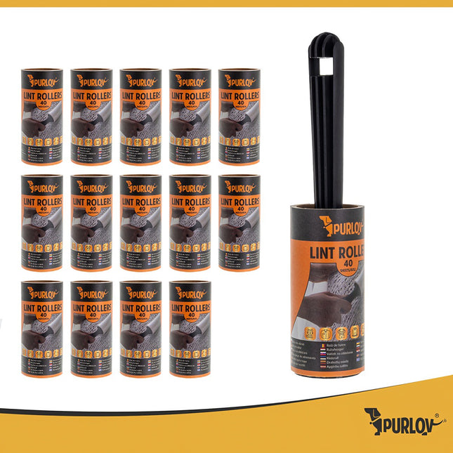 Fusselroller-Set, 15 Rollen, 600 Blatt, starke Klebkraft