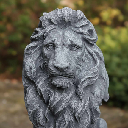 Löwen-Gartenstatue, wetterfestes Polyresin