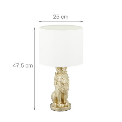 Tischlampe Löwe