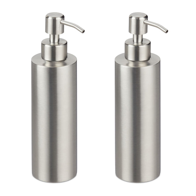 Flüssigseifenspender-Set, Edelstahl, 300ml