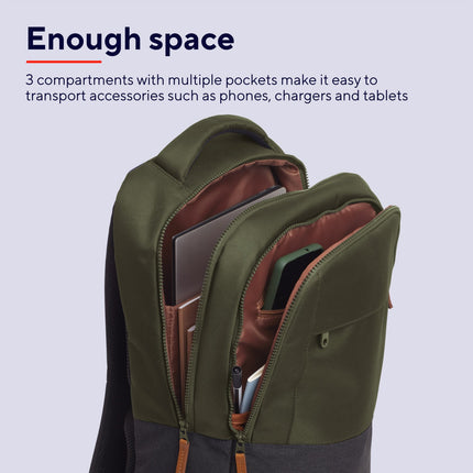 Lisboa Rucksack für Laptops 16" Grün