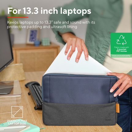 Lisboa Schutzhülle für Laptop 13,3" Blau