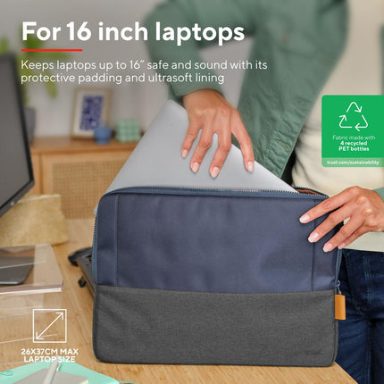 Lisboa Laptoptasche 16" Blau