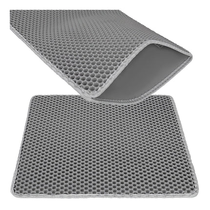 Litter box mat 60x45cm - gray Purlov
