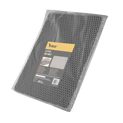 Litter box mat 60x45cm - gray Purlov