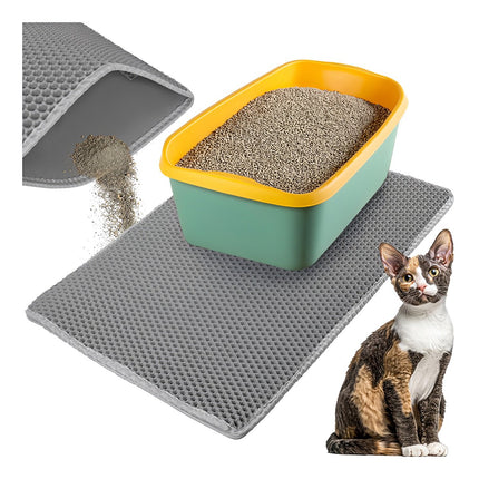 Litter box mat 75x55cm - gray Purlov