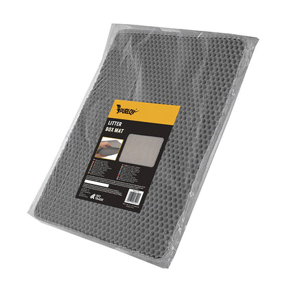 Litter box mat 75x55cm - gray Purlov