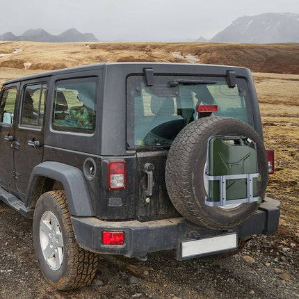Lockable Iron Canister Holder for 10-20L Fuel